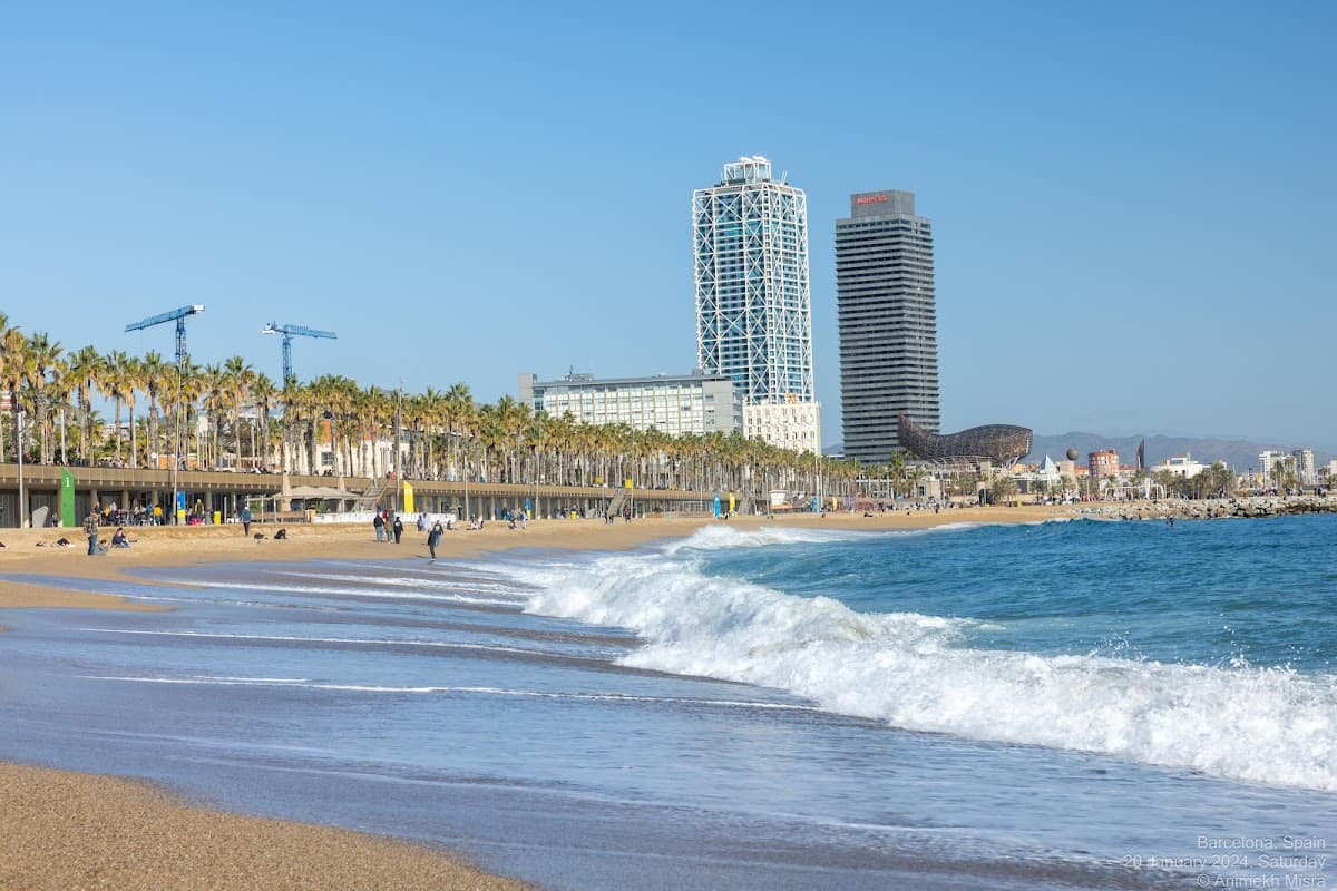 Barceloneta Beach and Promenade