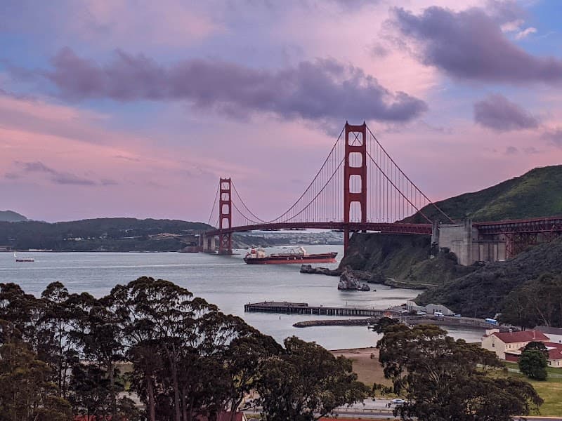 Golden Gate Bridge Viewpoint at Fort Baker