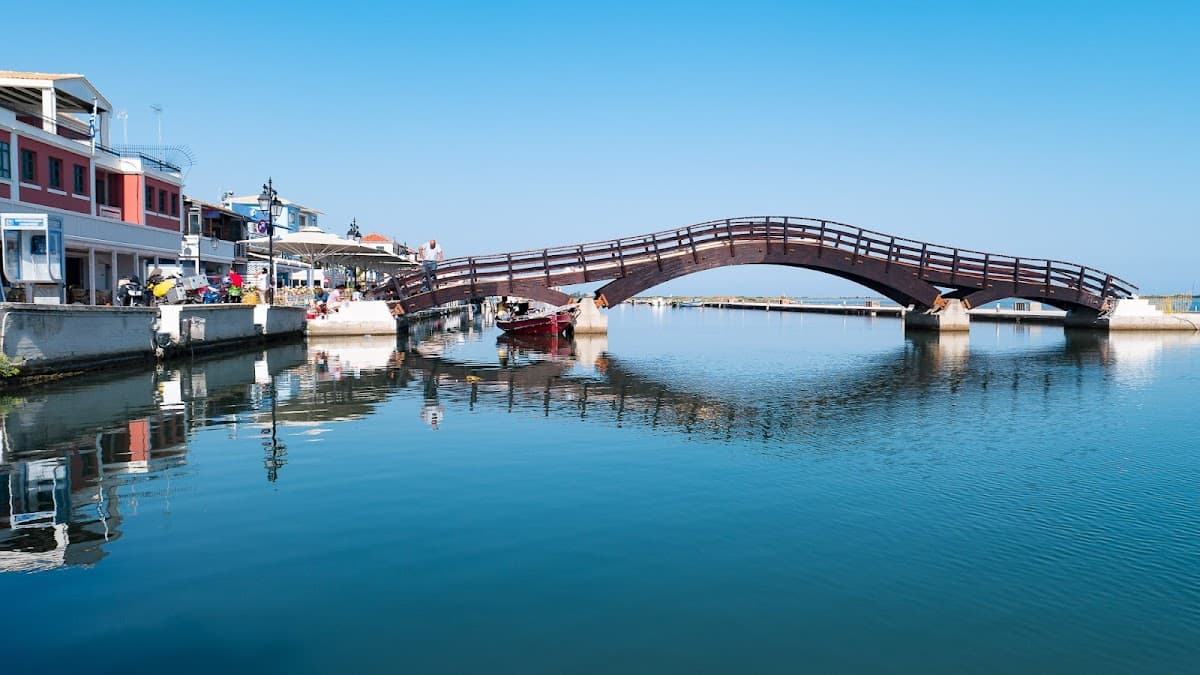 Wooden Bridge Lefkada Town