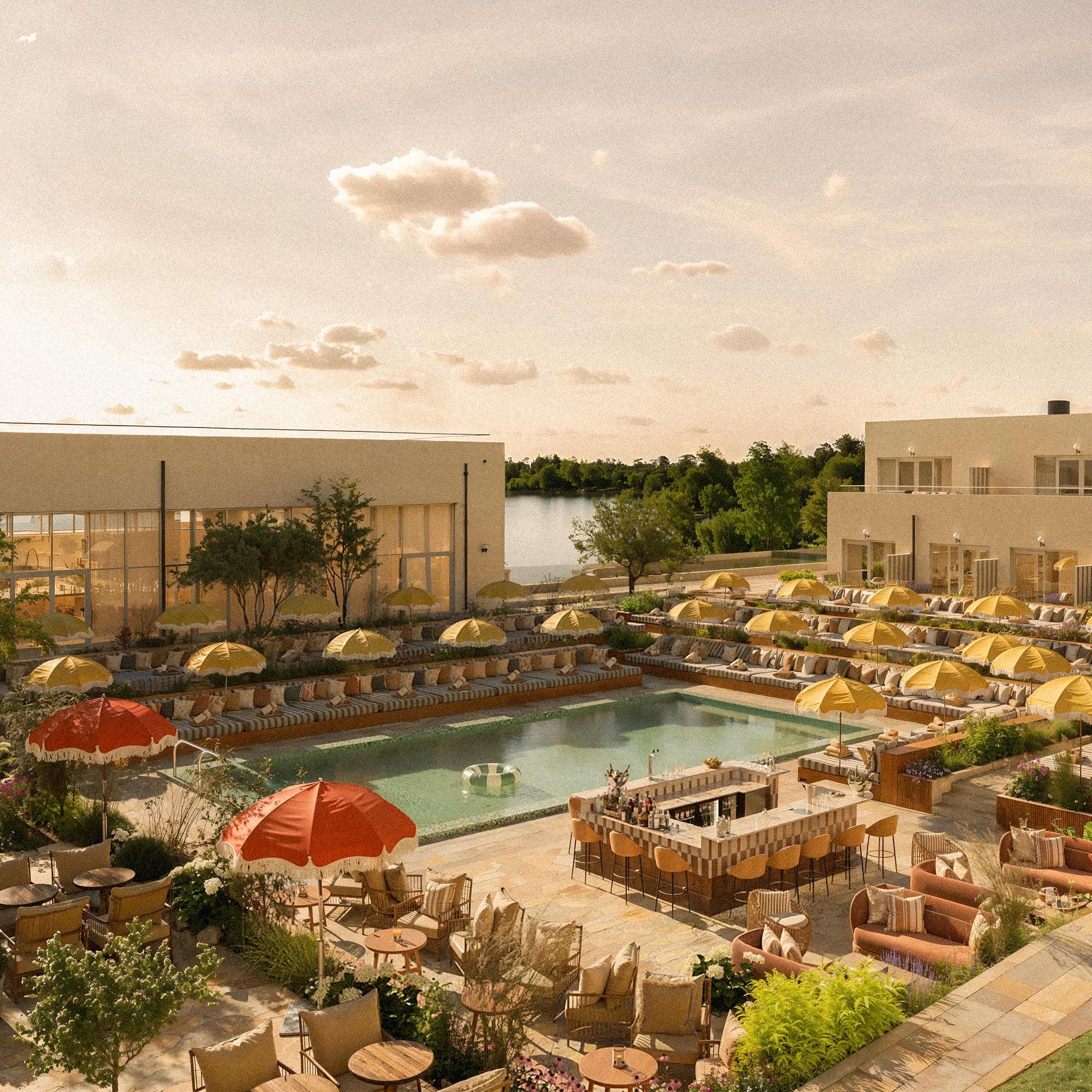 Balcony Pool Side