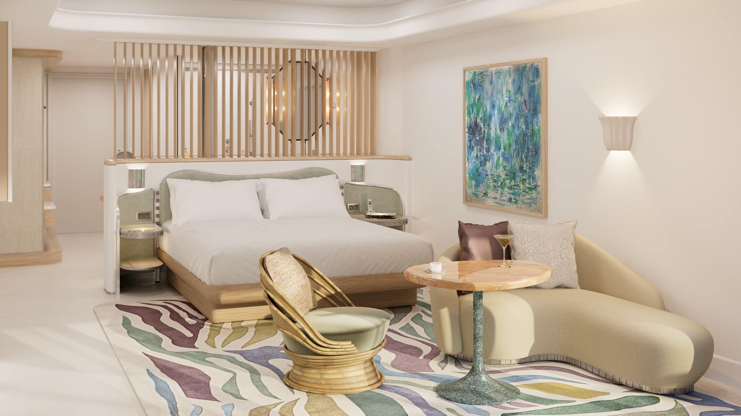 1 Queen Bed