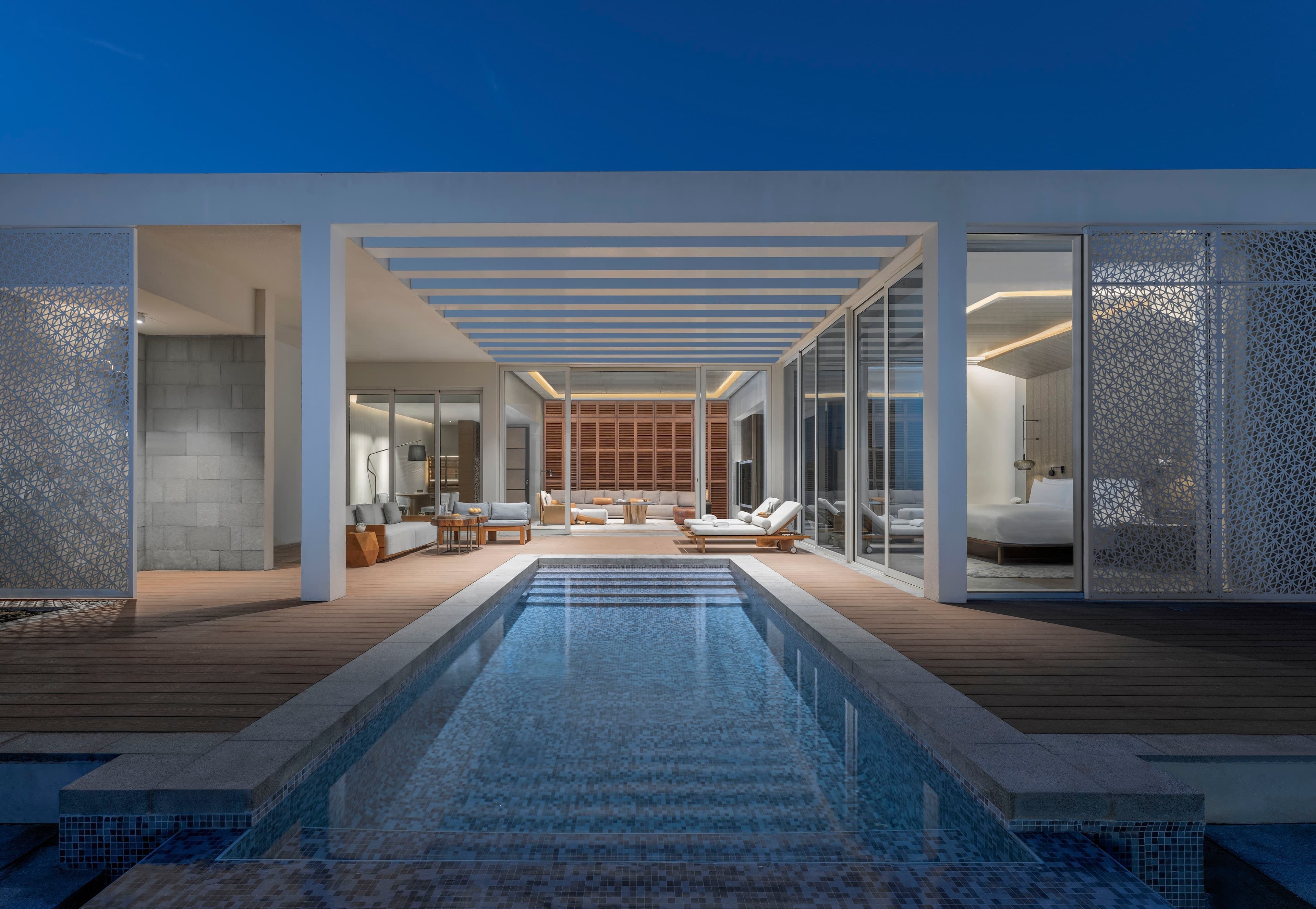One-Bedroom Beachfront Pool Villa with Club Access