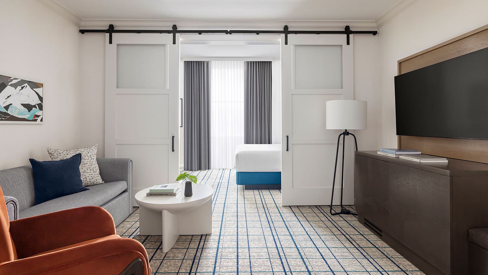 King One Bedroom Suite + Living Area