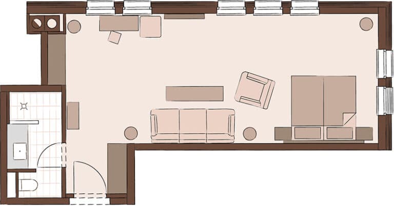 Comfort Class Double Room with Balcony
