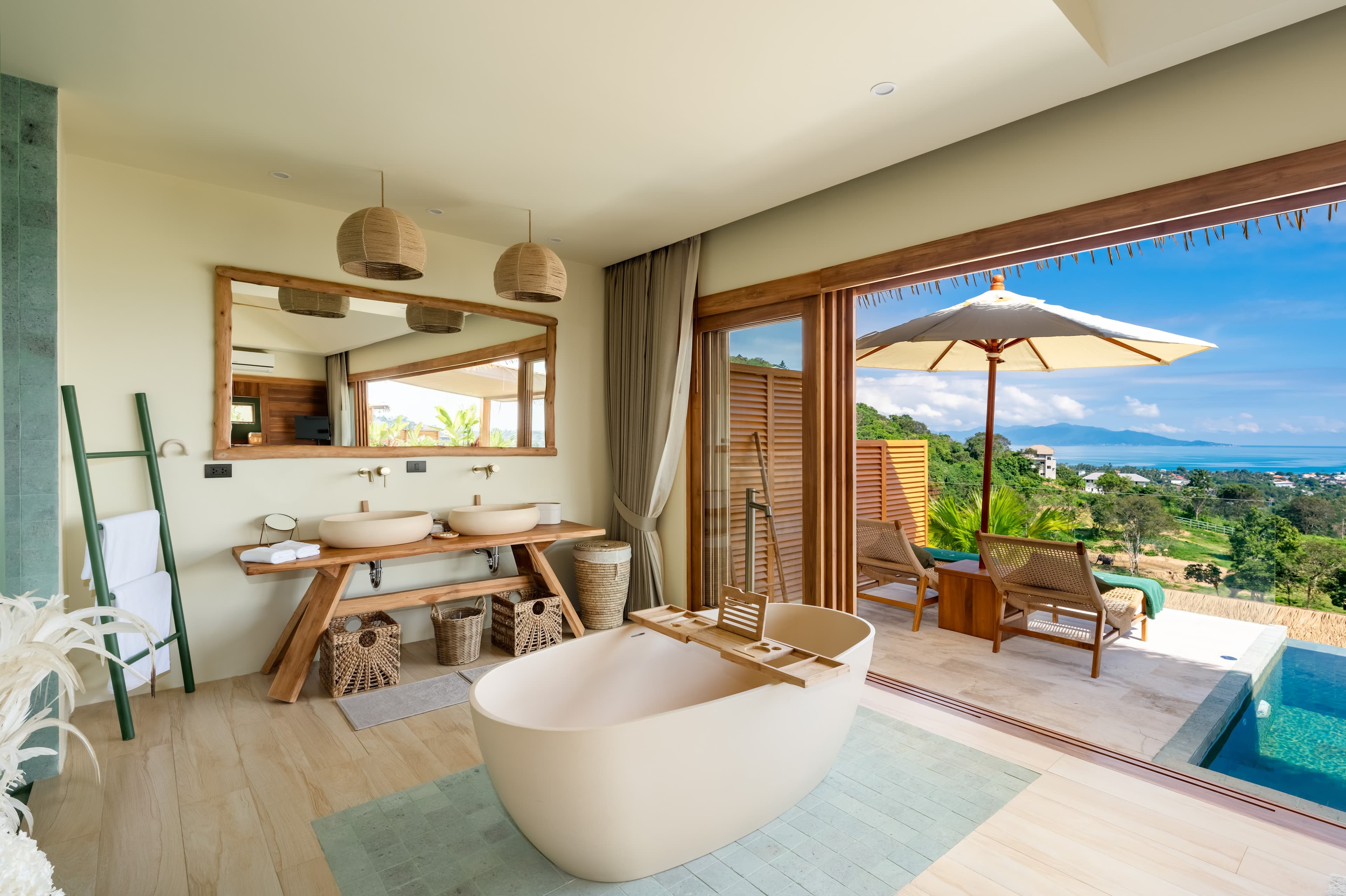 2 Bedroom Villa Elephant Sanctuary and Partial Sea View