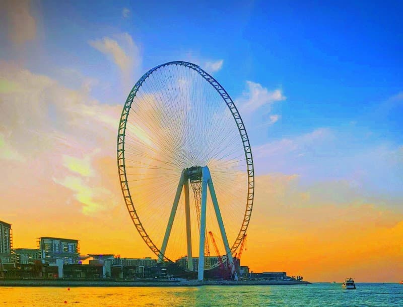 Ain Dubai Views from Bluewaters Island (outer view)