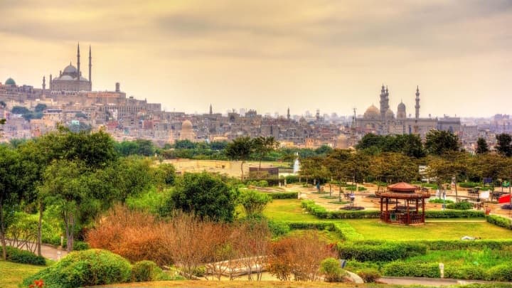 Al-Azhar Park Afternoon Stroll