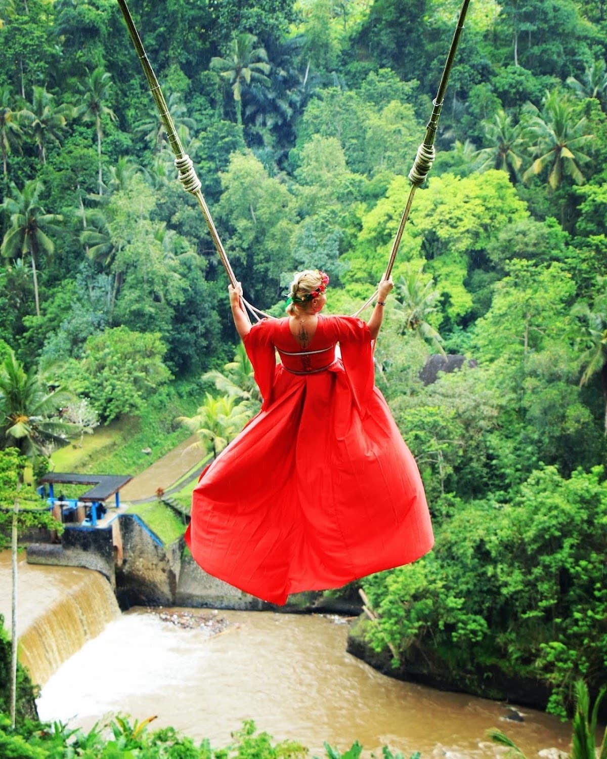 Bali Swing in Jungle Canopy