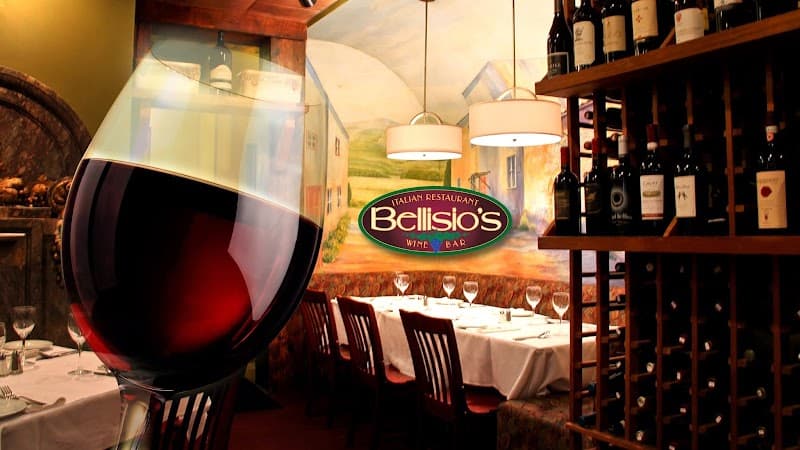 Bellisio’s Italian Restaurant & Wine Bar (Wine Tasting & Live Music Nearby)