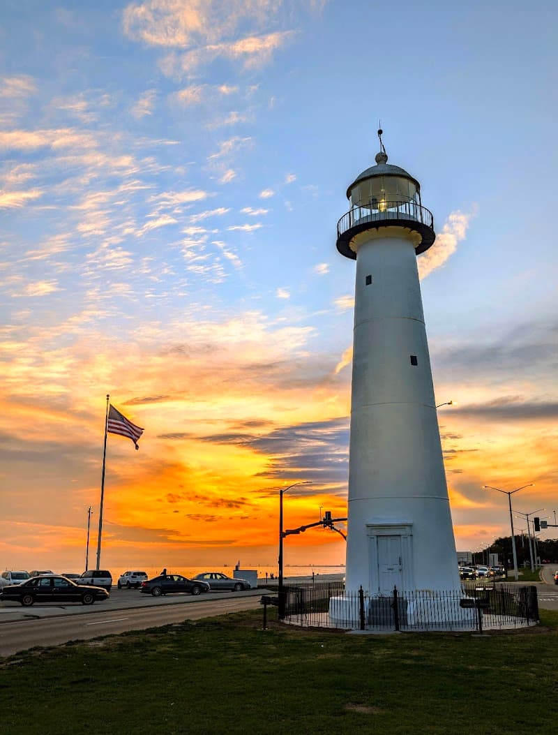 Biloxi Lighthouse & Beachfront Walk