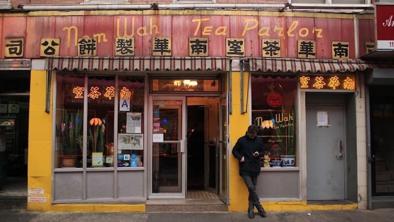Chinatown Street Food (Specific: Joe's Shanghai or Nom Wah Tea House)