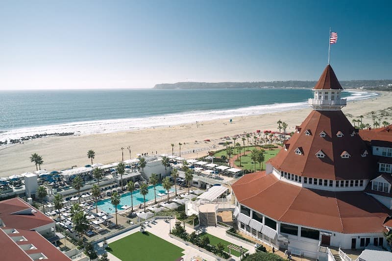 Coronado Beach & Hotel del Coronado Grounds