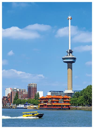 Euromast Tower Sunset View