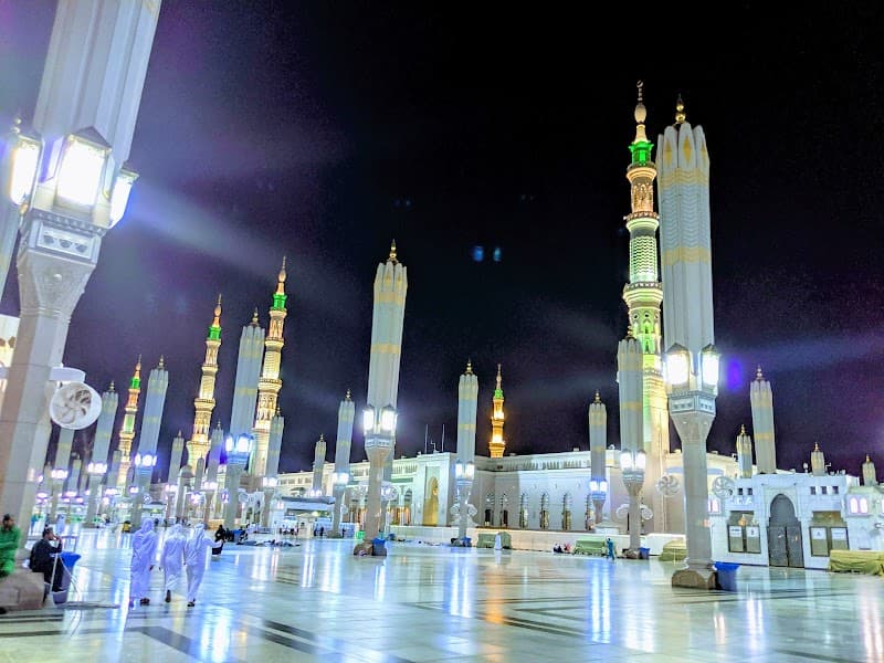 Evening Courtyard Time at Al Masjid an Nabawi