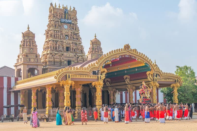 Evening Pooja at Nallur Kandaswamy Kovil