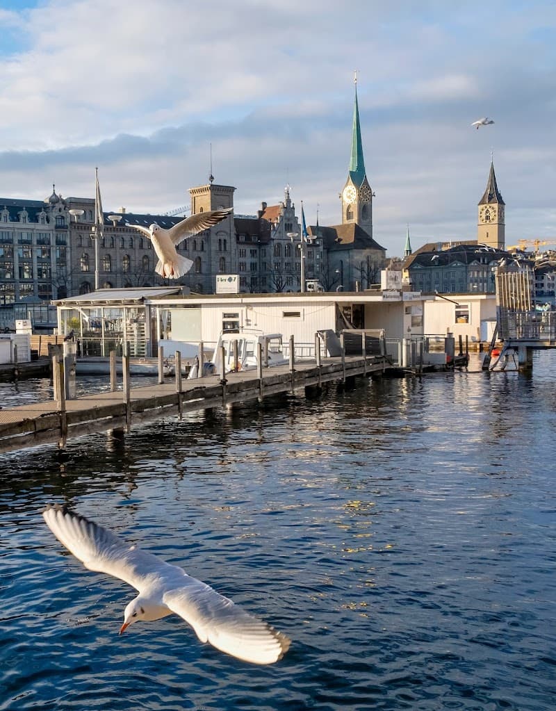Evening Walk at Lake Zurich Promenade (Bellevue–Seefeld)