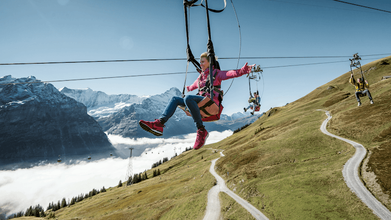First Cliff Walk and First Flyer Zipline
