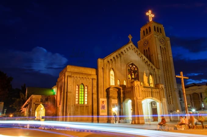 Gastón Park and St. Augustine Metropolitan Cathedral
