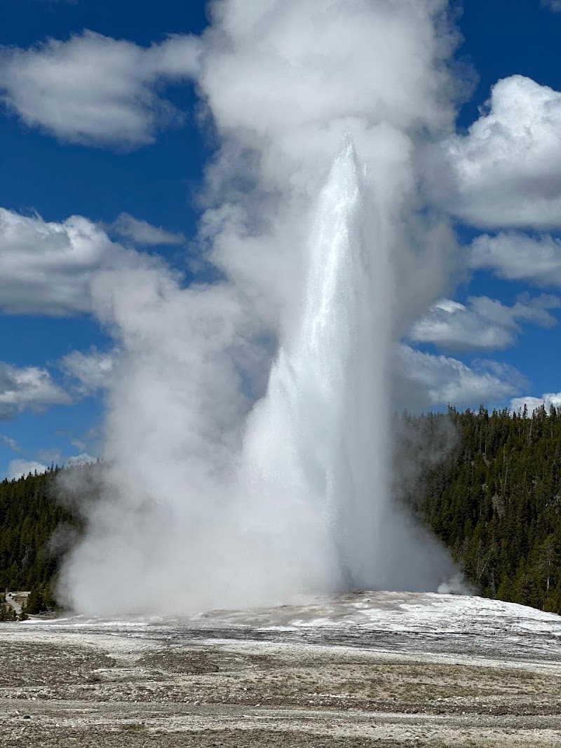 Geyser Hill and Old Faithful
