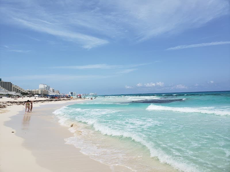 Hotel Zone Beach Walk (Playa Marlin or Playa Chac Mool)