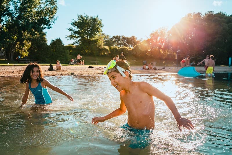 Jean-Doré Beach at Parc Jean-Drapeau