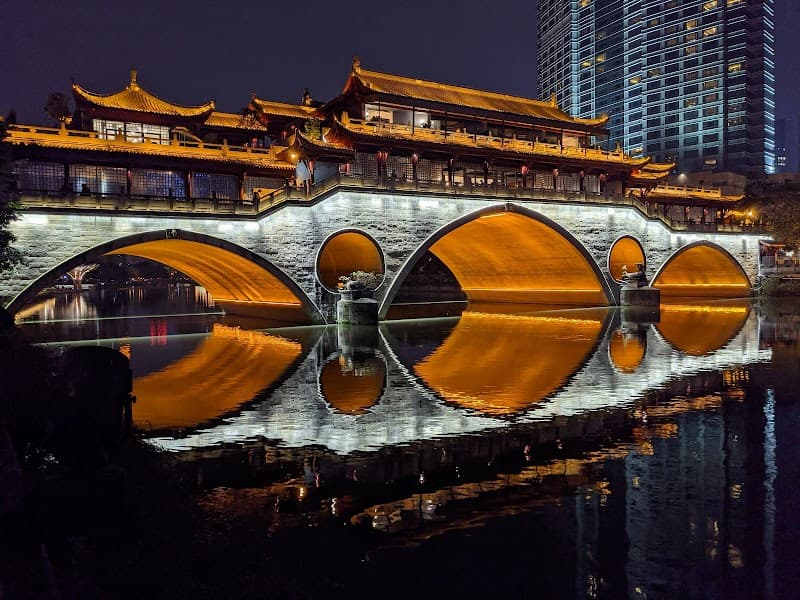 Jiuyanqiao & Hejiang Pavilion Riverside Walk (九眼桥 & 合江亭)