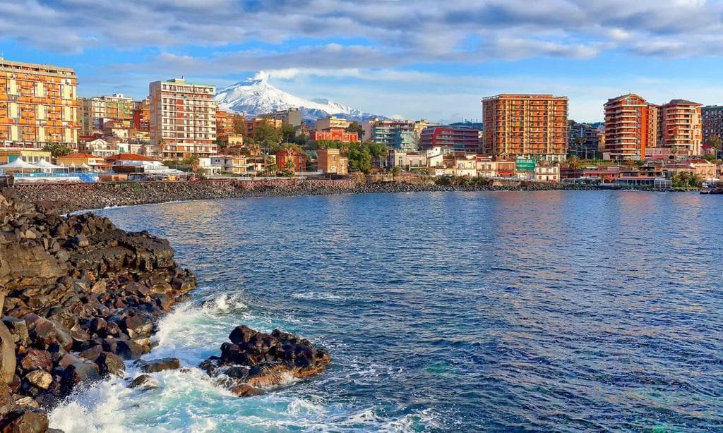 Kayaking Catania Coast