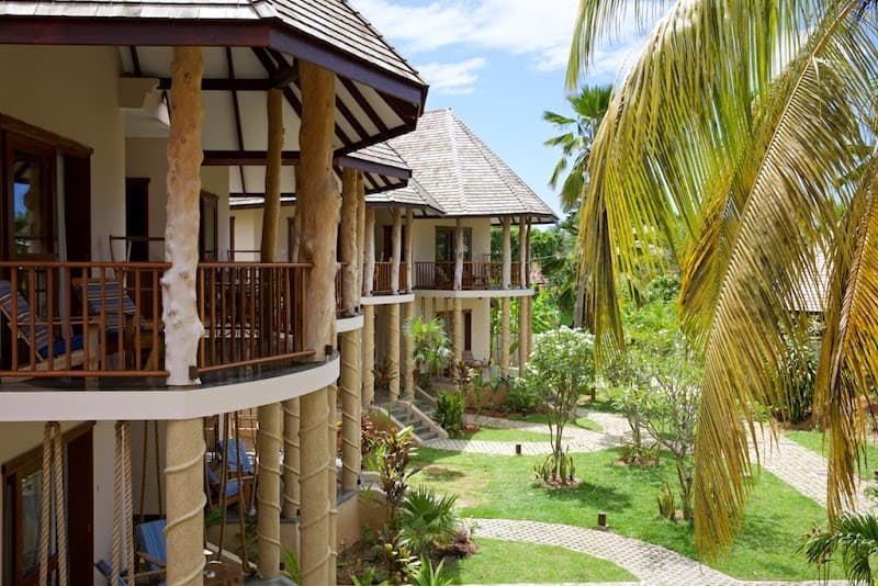 Wild Green Romance on Praslin Island