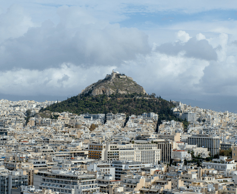Lykavittos (Lycabettus) Hill Sunset
