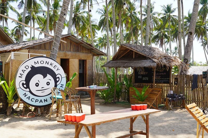 Mad Monkey Nacpan Beach (Daytime Restaurant Area)