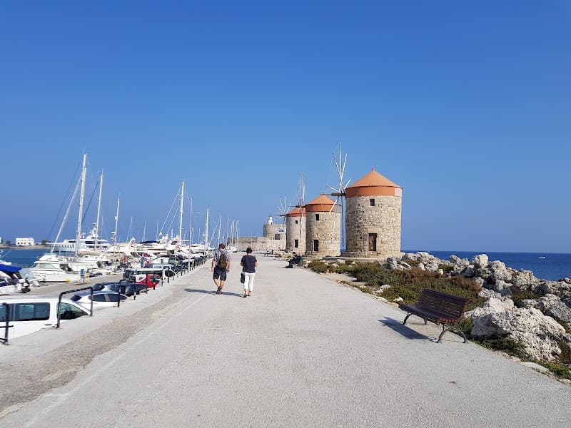 Mandraki Harbor Promenade