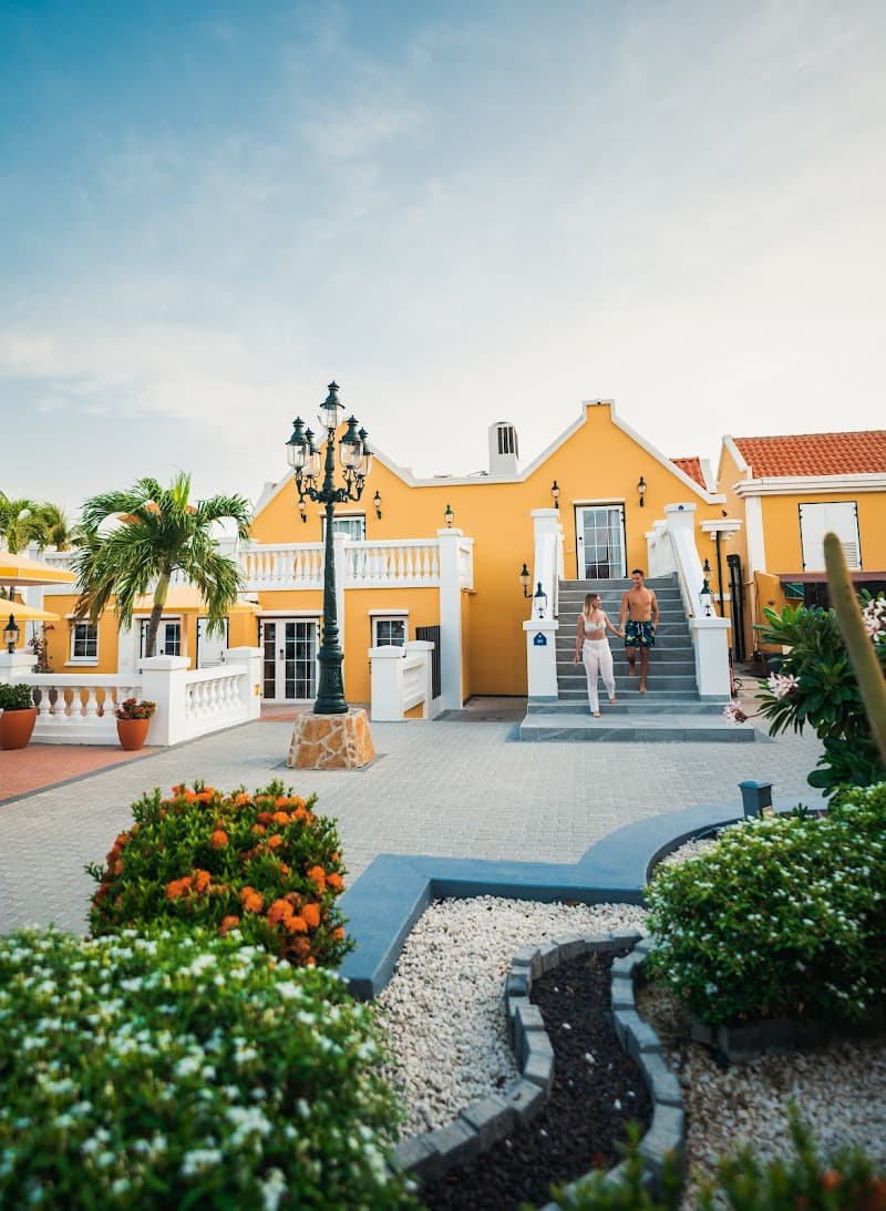 Mid-Range Beachfront Hotel on Eagle Beach (e.g., Amsterdam Manor Beach Resort)