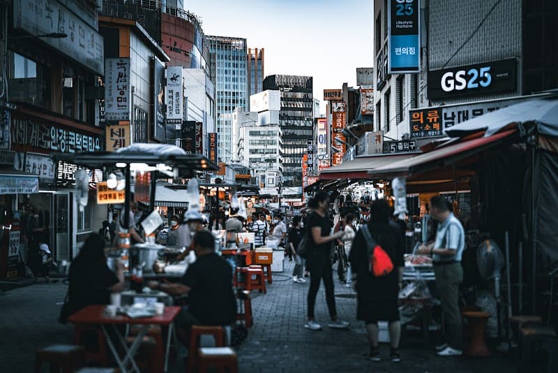 Namdaemun Market Street Food Lane