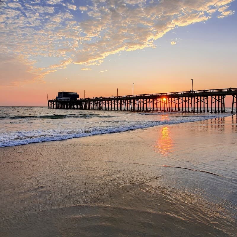 Newport Beach Pier Evening Stroll