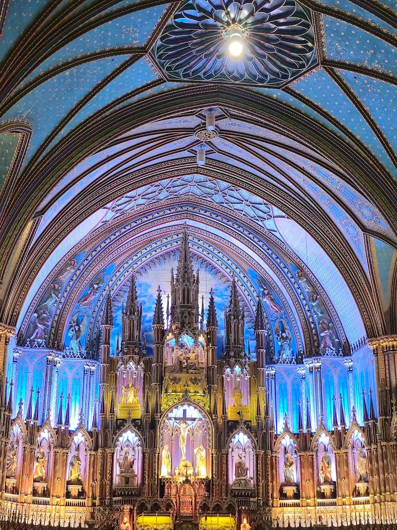 Notre-Dame Basilica of Montréal (Exterior & Square)