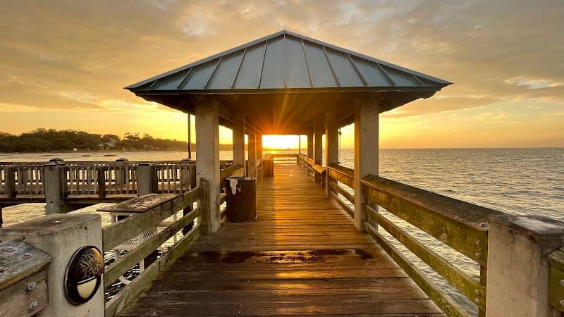 Ocean Springs Front Beach Evening Walk