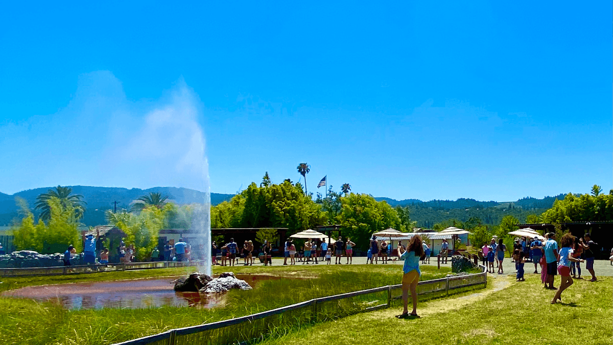 Old Faithful Geyser of California