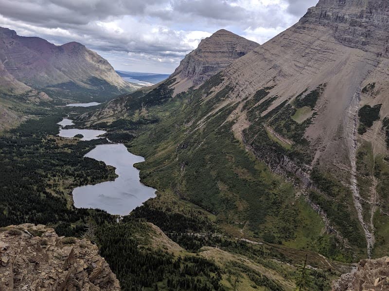 Redrock Falls via Swiftcurrent Pass Trail (easy-moderate)