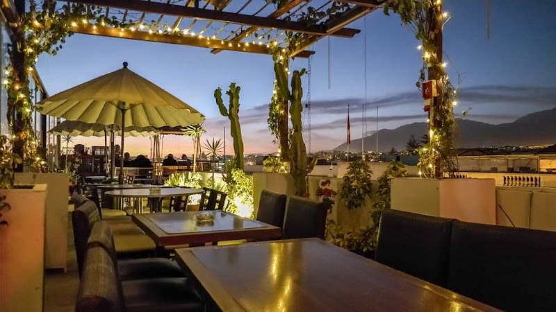 Rooftop Sunset at a Centro Histórico Terrace