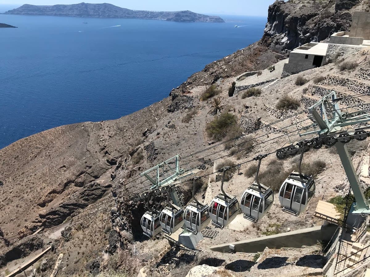 Santorini Cable Car Ride