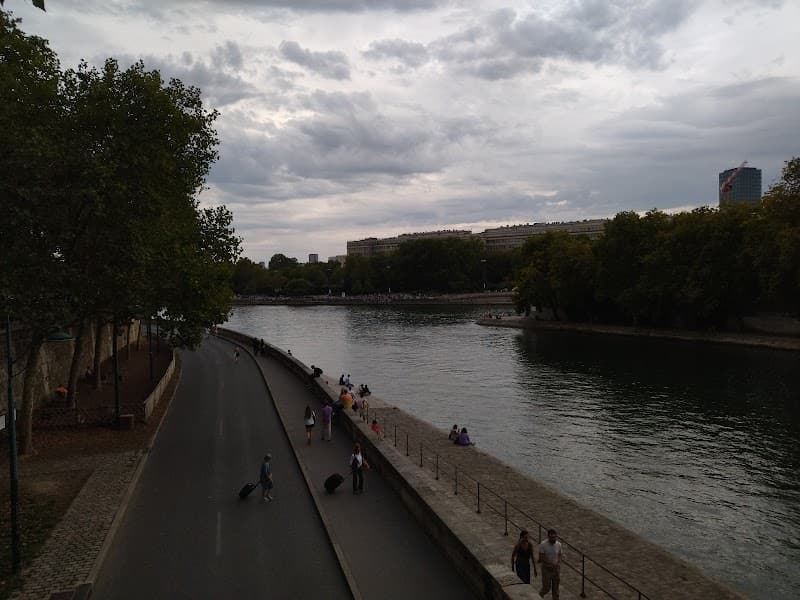 Seine River Beach at Paris Plages