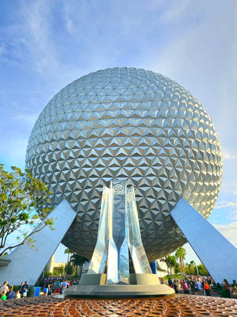 Spaceship Earth & EPCOT Entrance Area
