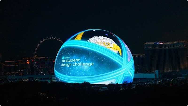 Sphere at The Venetian Resort (Exterior LED Show)