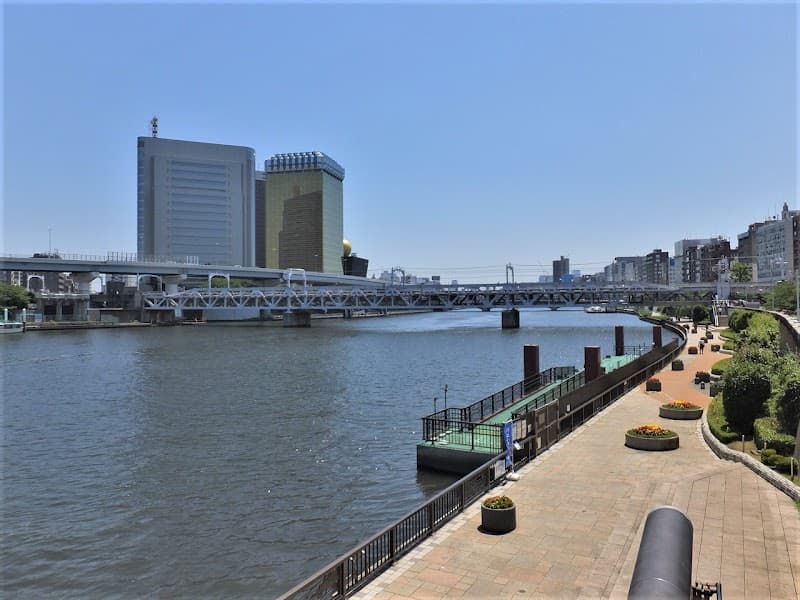 Sumida Park & Sumida River Promenade (Asakusa side)