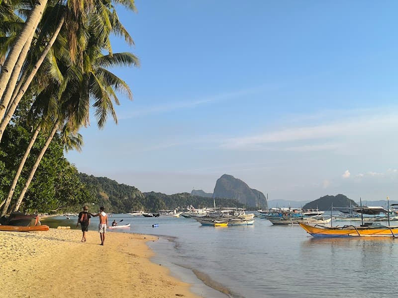 Sunset and Playtime at Corong-Corong Beach