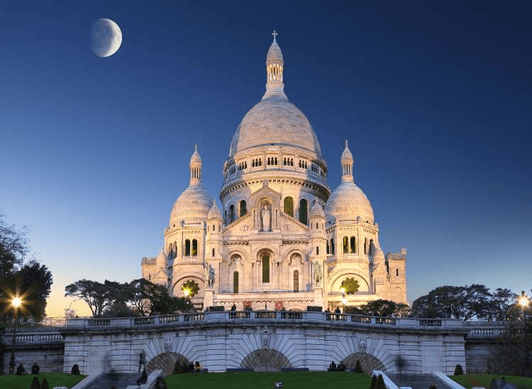 Sunset View from Square Louise Michel
