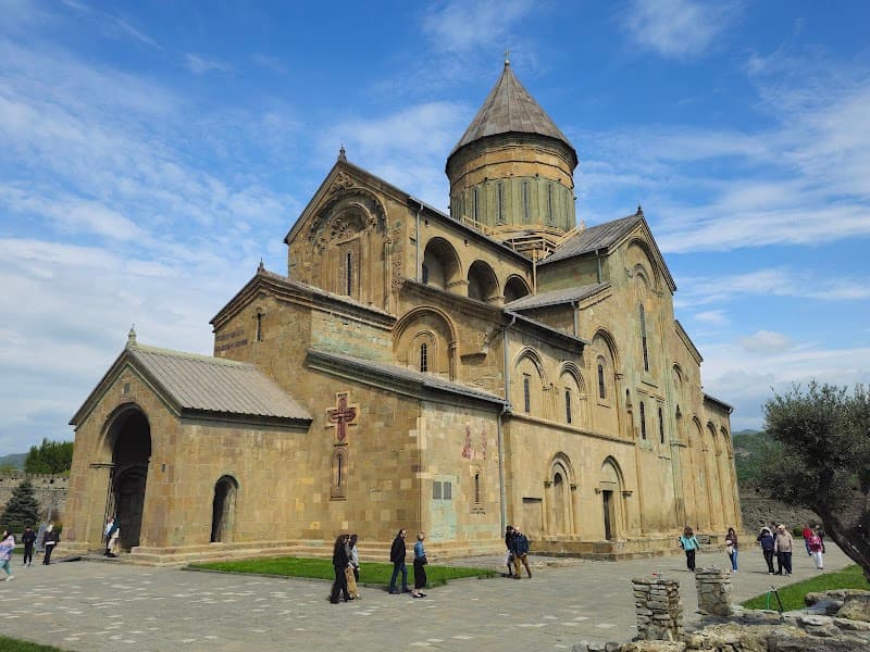 Svetitskhoveli Cathedral exterior and square
