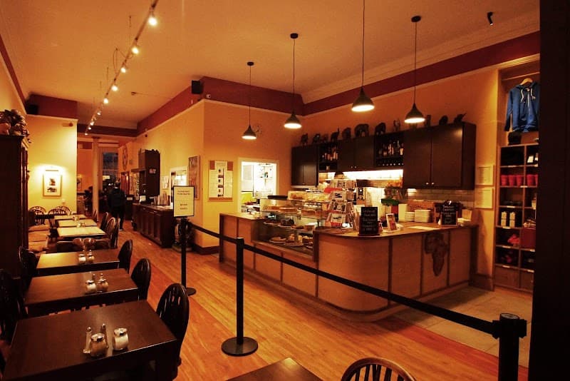 The Elephant House (or similar Old Town café)