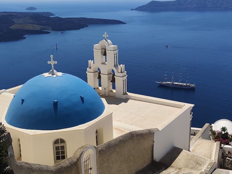 Three Bells of Fira Viewpoint