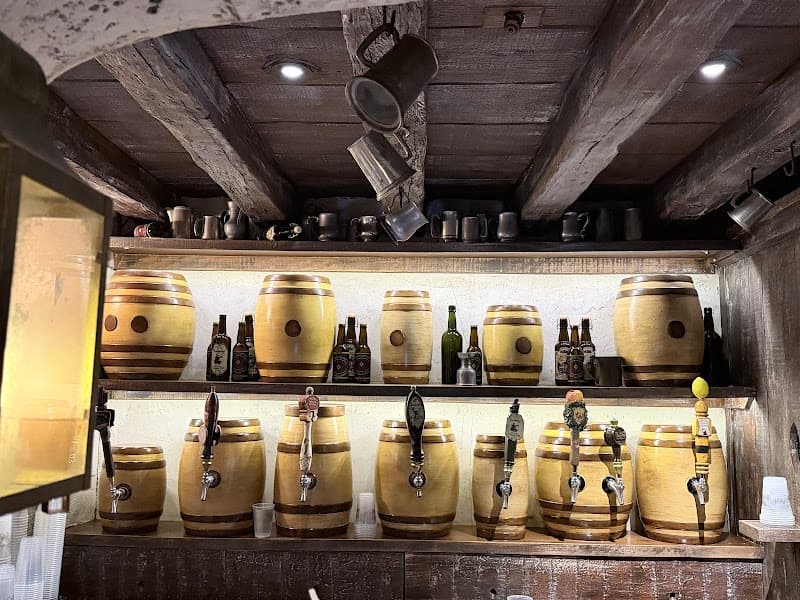 Three Broomsticks or Leaky Cauldron